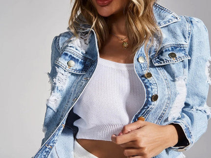 Annabelle - Schicke und bequeme getragene Jeansjacke für Frauen