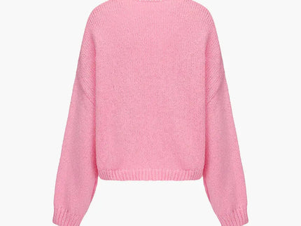Rahel | Weiche Strickjacke mit Schleife