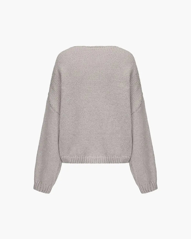 Rahel | Weiche Strickjacke mit Schleife