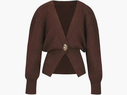 Norina | Strickcardigan mit auffälligem Knopf