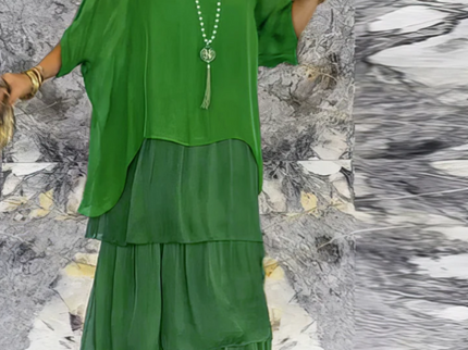Shina™ - Elegantes Fließendes Maxikleid