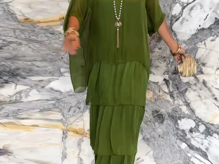 Shina™ - Elegantes Fließendes Maxikleid