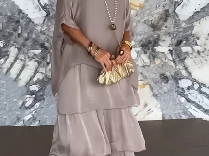 Shina™ - Elegantes Fließendes Maxikleid