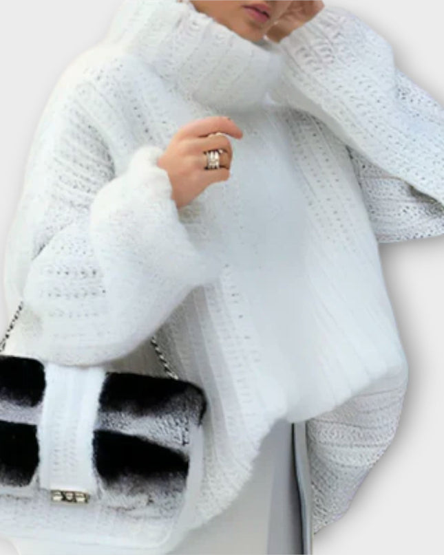 Paulina - Weicher langärmeliger Damen-Kapuzenpullover