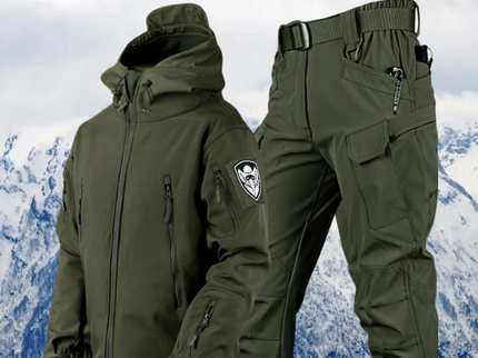 Antarktis - Camo Winterjacke Set