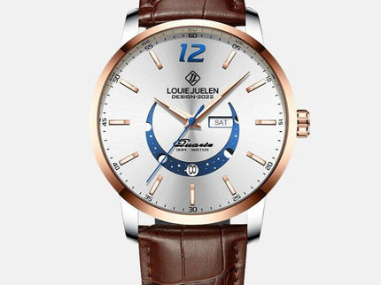 Elegante Uhr mit Mondphase