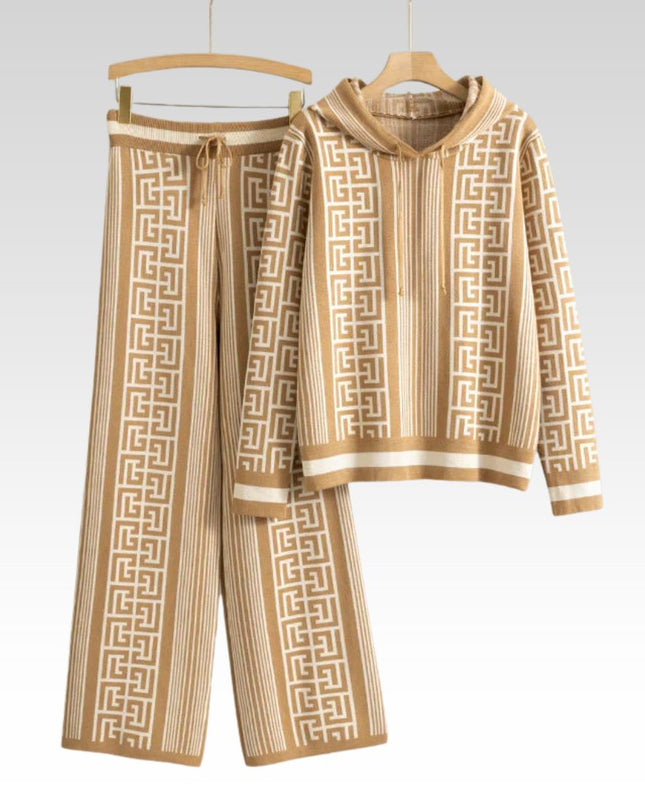 ILSE | KAPUZENPULLOVER-SET MIT HOSE