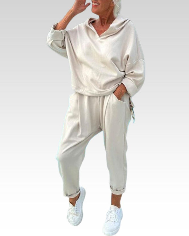 RICHELLE | KAPUZENPULLOVER-SET MIT JOGGINGHOSE