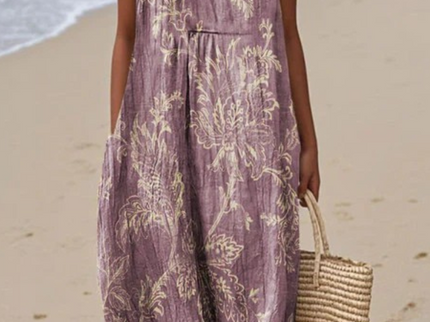 Celine - Alltags-Sommer Midi-Kleid