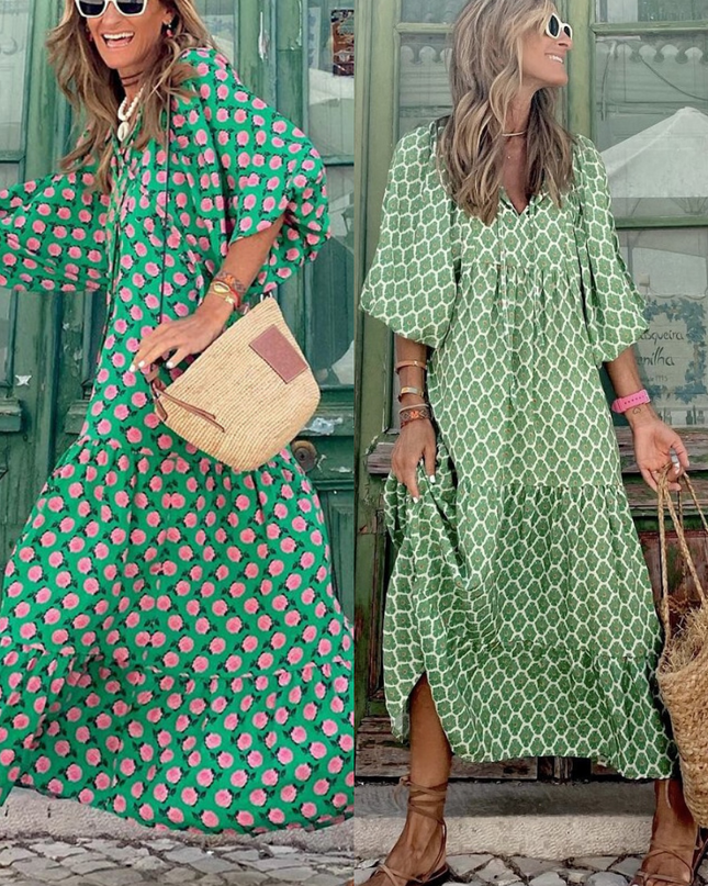Grünes Sommerkleid