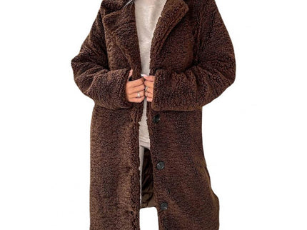 Flauschiger Teddymantel