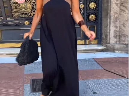 Salve™ - Elegantes Kleid mit Kontrastfarbe