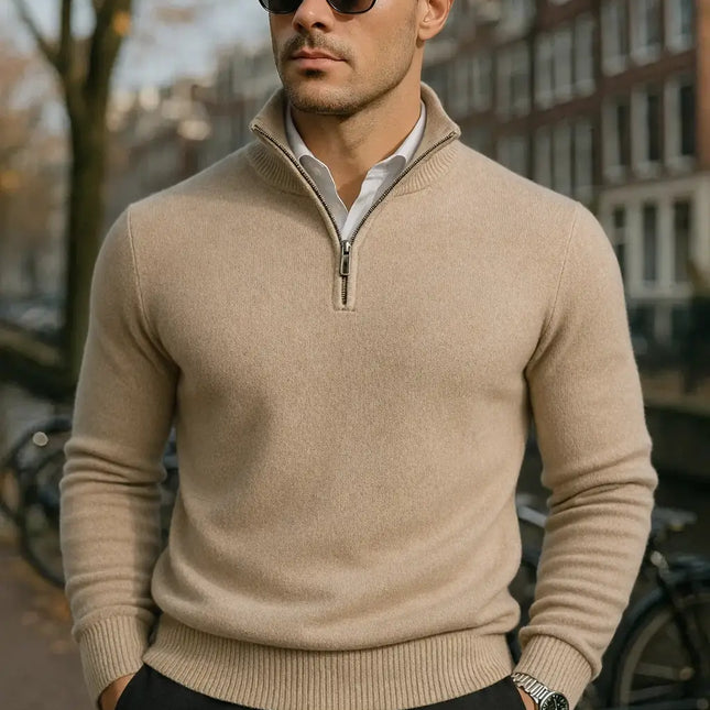 Sommerfeld™ | The Windsor Half-Zip Herrenpullover