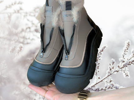 Zorlin - Wasserdichte Stiefeletten Mit Dicker Sohle