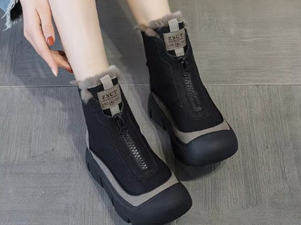 Zorlin - Wasserdichte Stiefeletten Mit Dicker Sohle