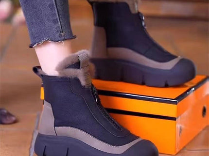 Zorlin - Wasserdichte Stiefeletten Mit Dicker Sohle