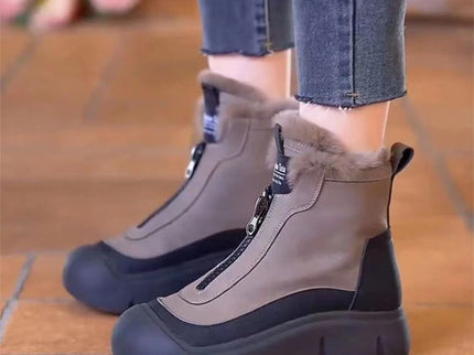 Zorlin - Wasserdichte Stiefeletten Mit Dicker Sohle