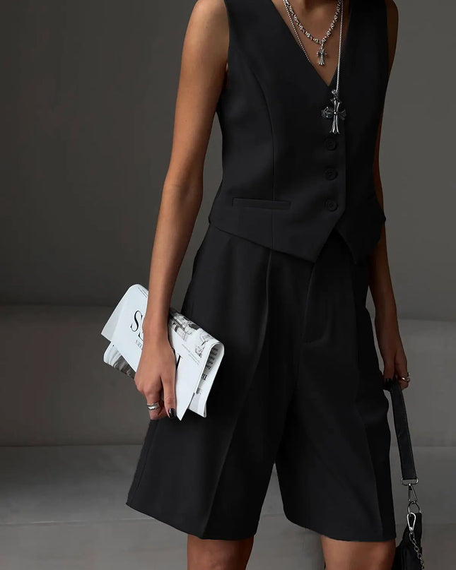 Sommer-Weste und Shorts Set