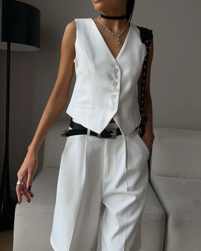 Sommer-Weste und Shorts Set