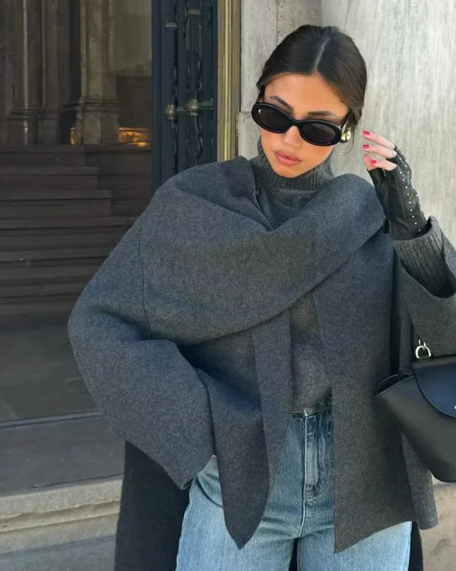 Amelie™ - Woll-Cape Mantel