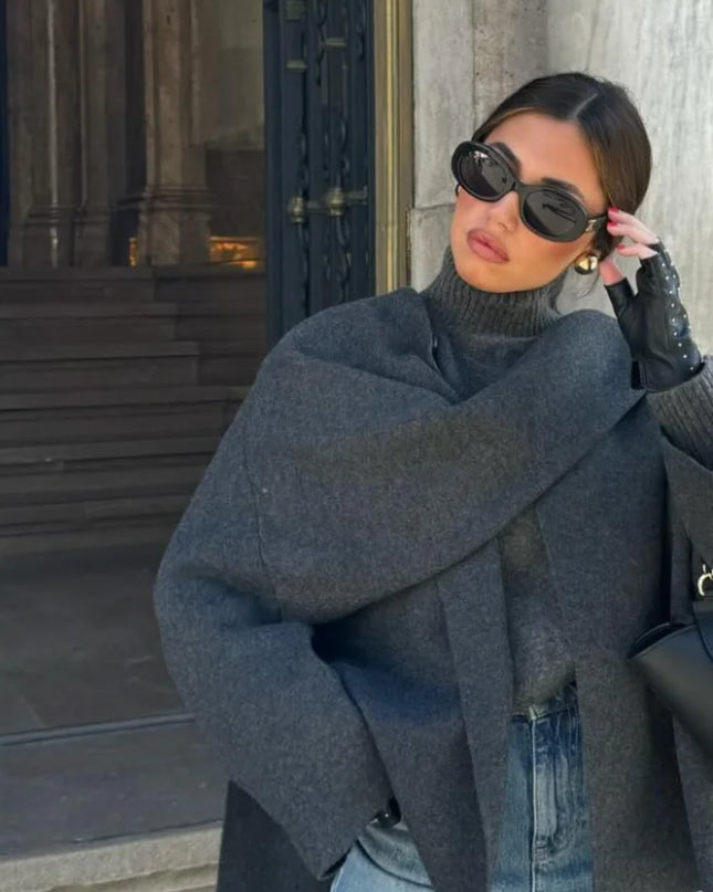 Amelie™ - Woll-Cape Mantel