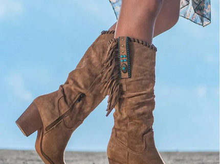 Adah - Stylische Wild West Stiefel für Abenteuerlustige