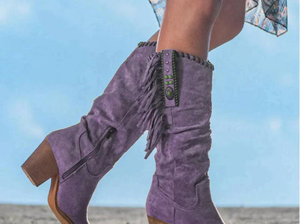 Adah - Stylische Wild West Stiefel für Abenteuerlustige