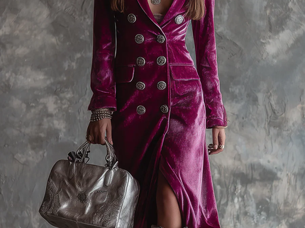 Victoria | Blazer-Kleid aus Samt