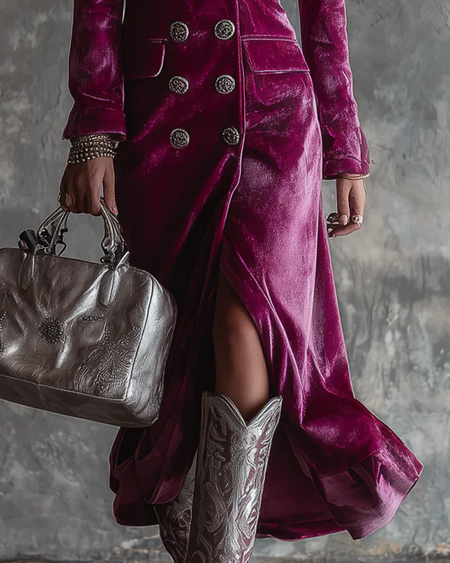 Victoria | Blazer-Kleid aus Samt