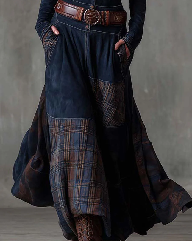Michelle | Maxikleid aus Wildleder