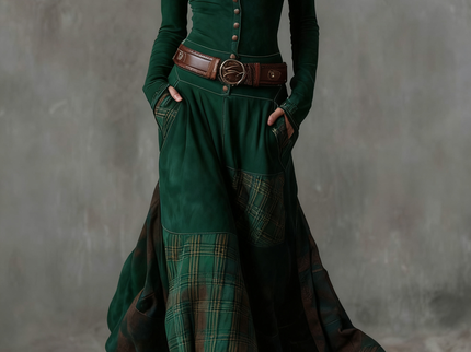 Michelle | Maxikleid aus Wildleder