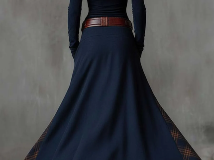 Michelle | Maxikleid aus Wildleder