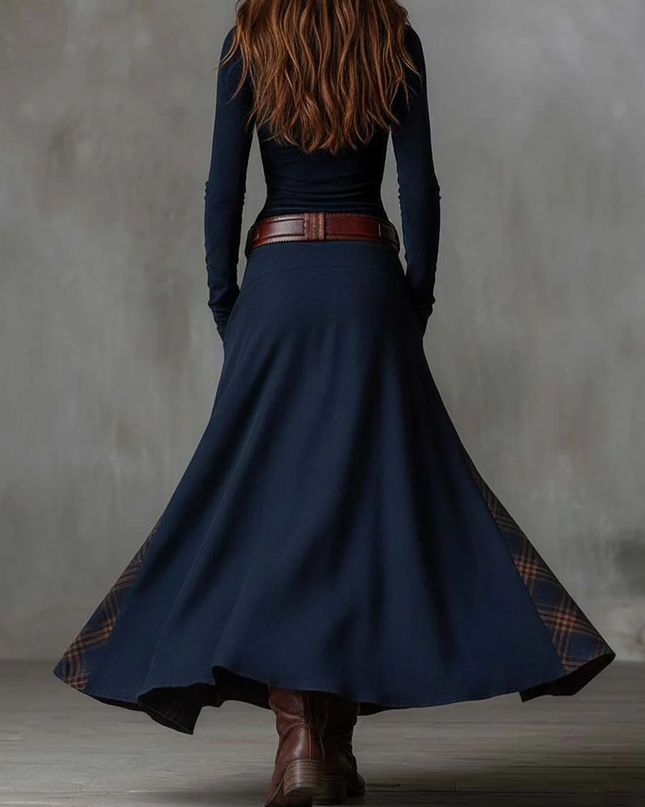 Michelle | Maxikleid aus Wildleder
