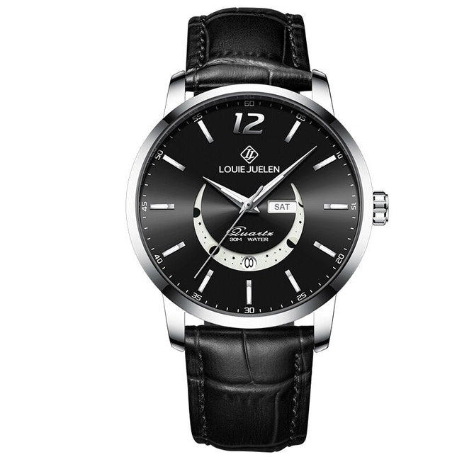 Elegante Uhr mit Mondphase