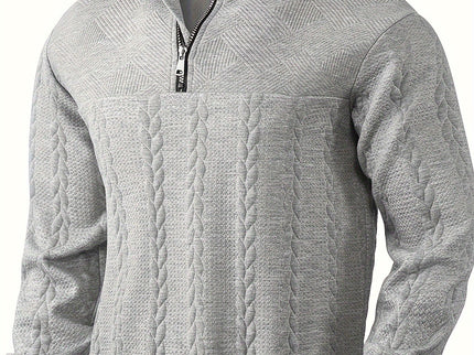 Roberto™ -Vintage Herrenpullover mit Reißverschluss