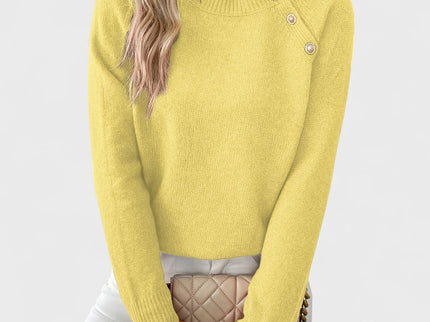 Emmi – Eleganter asymmetrischer Ein-Schulter-Pullover