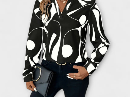 Zaylith | Elegante V-Ausschnitt-Bluse