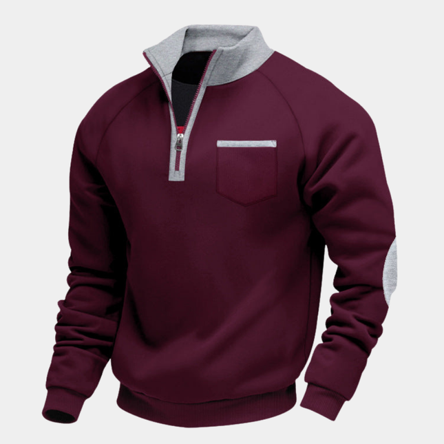Sommerfeld | Herren-Fleece-Half-Zip-Pullover