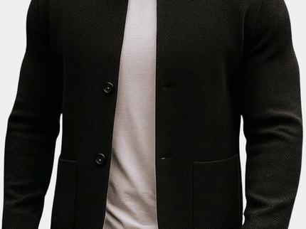 KRAFT | GILET AUS STRUKTURIERTEM STRICK FÜR HERREN