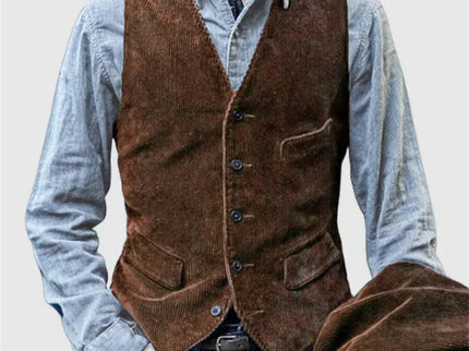 Andrei Cord-Jacke + Weste Set