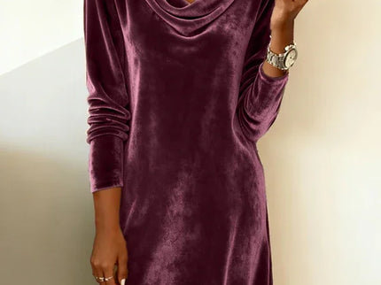 Frosina – Ausgestelltes Samtkleid