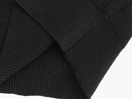 Aaron | Cozy halbem Reißverschluss Herren Gerippt Strickpullover mit Polokragen
