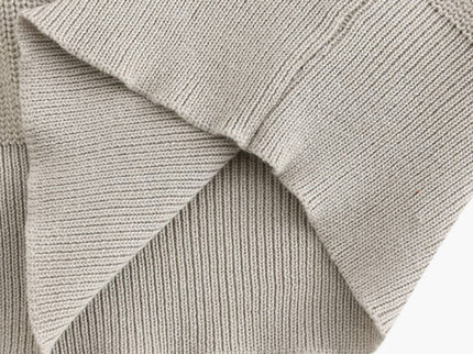 Aaron | Cozy halbem Reißverschluss Herren Gerippt Strickpullover mit Polokragen