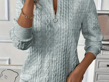 LUCIA I Pullover mit Reissverschluss
