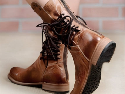 Audrey™ - Lederstiefel mit Schnürung für Damen