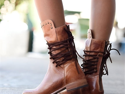 Audrey™ - Lederstiefel mit Schnürung für Damen