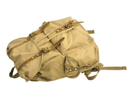 Militärische Leinwand-Rucksack | INTERLAKEN