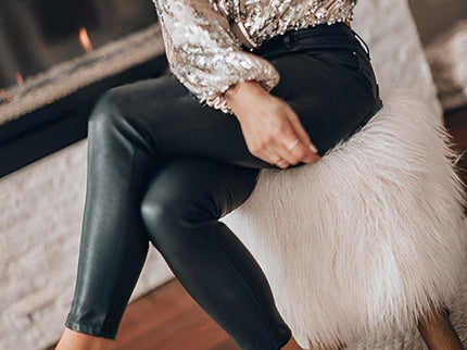 Fashique |  Glitzernde Bluse für Damen