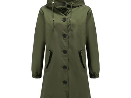 Flieder - Stylischer Damen-Windbreaker mit wasserdichter Kapuze