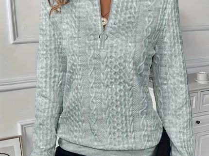 LUCIA I Pullover mit Reissverschluss